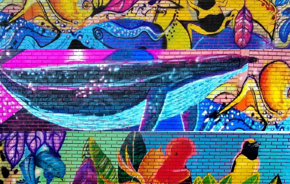 Mural magia y biodiversidad del Valle del Cauca