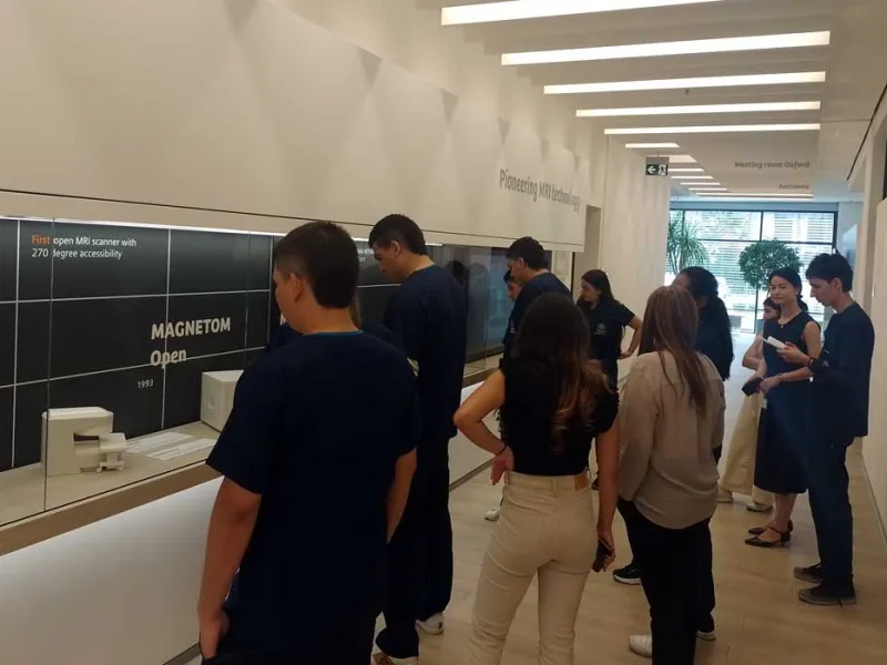 Estudiantes de Ingeniería Biomédica visitaron la casa matriz de Siemens Healthineers en Alemania